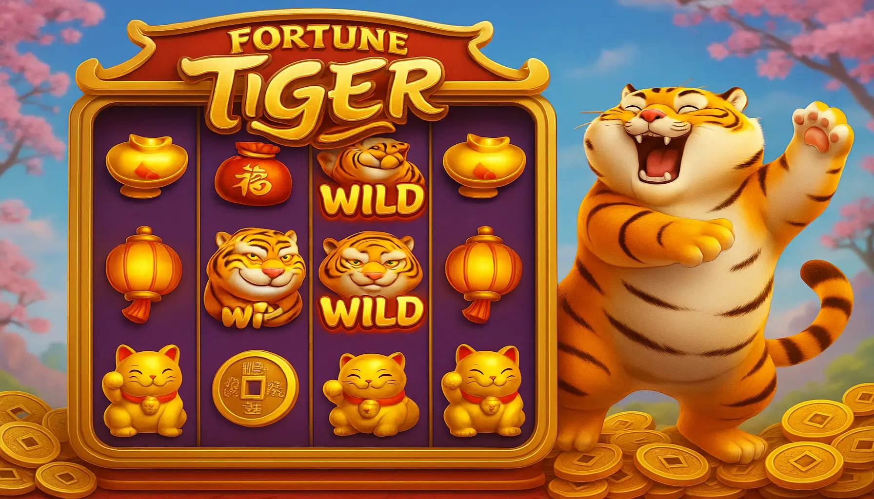 Fortune Tiger é um jogo imperdível no ZAXYPG.COM Casino